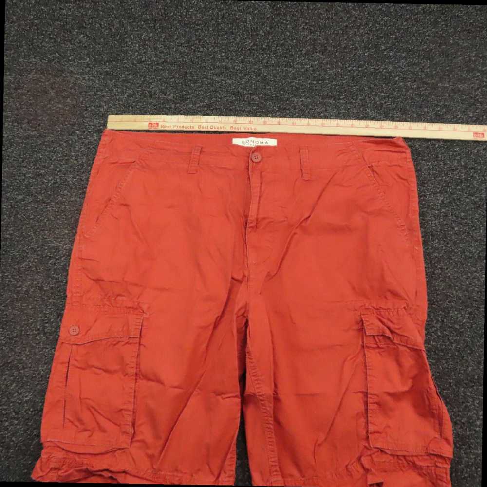 Vintage Sonoma Chino Casual Mens Flat Front Cargo… - image 2