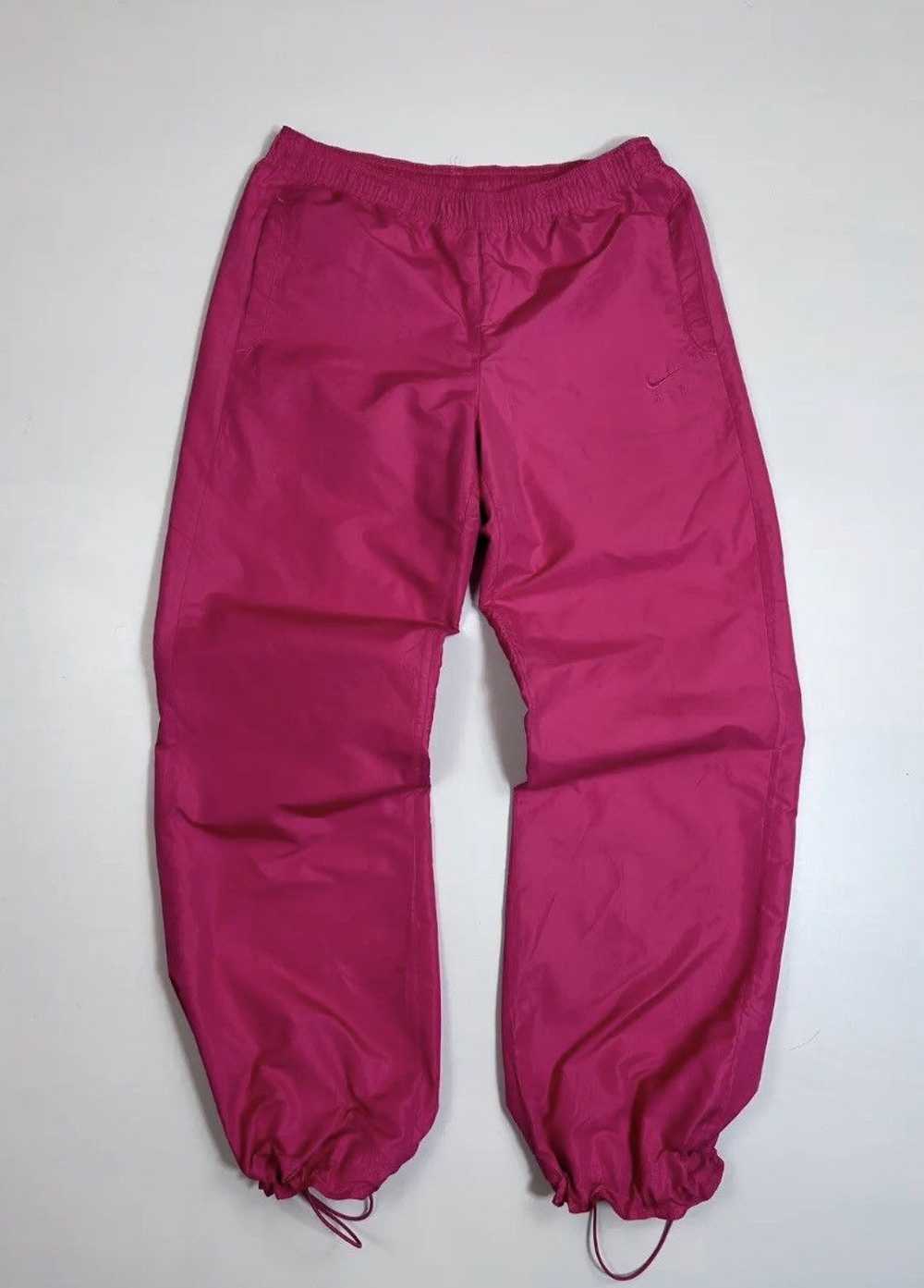 Nike × Vintage Nike Vintage Y2K Nylon Baggy Pants… - image 1