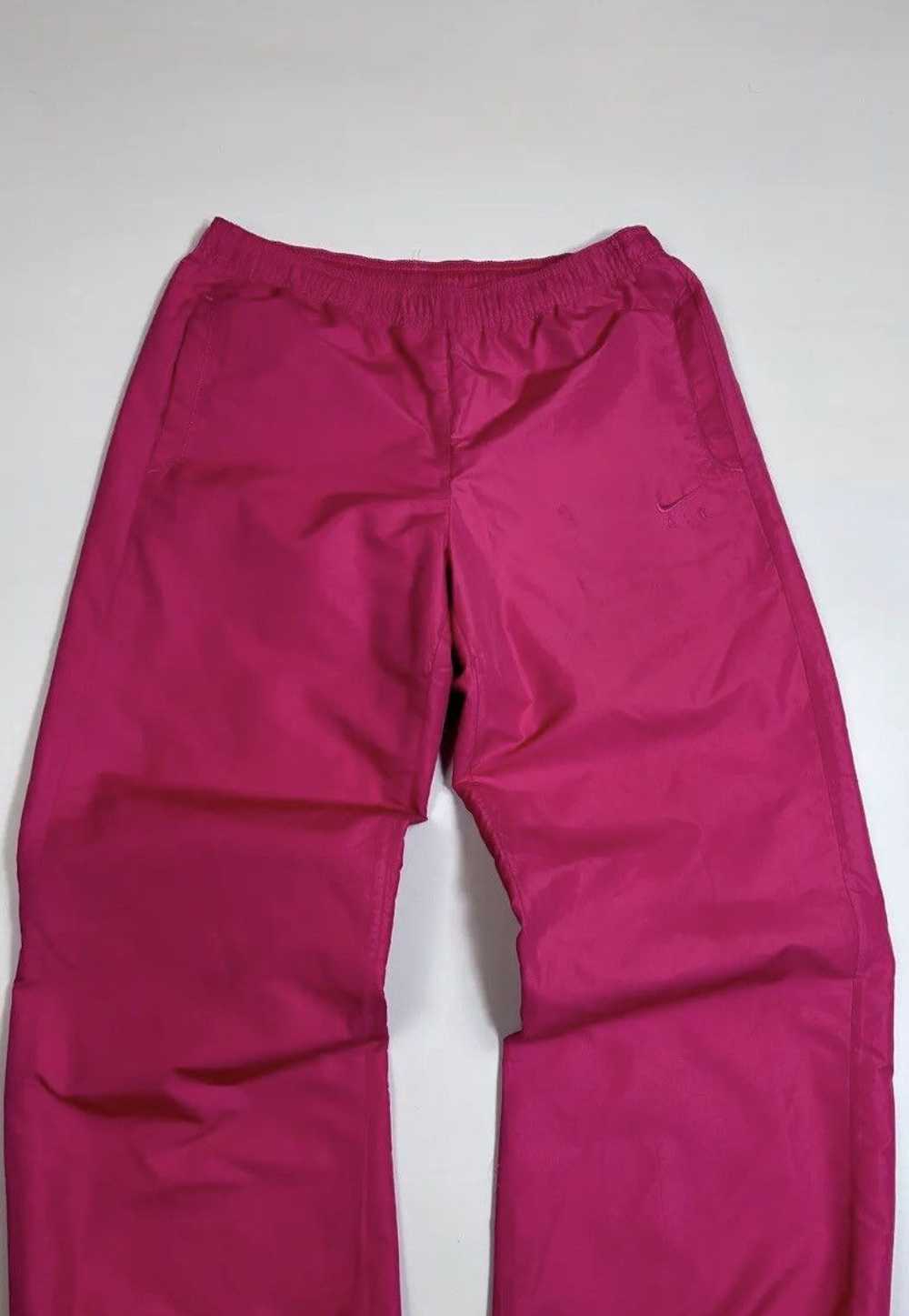 Nike × Vintage Nike Vintage Y2K Nylon Baggy Pants… - image 3