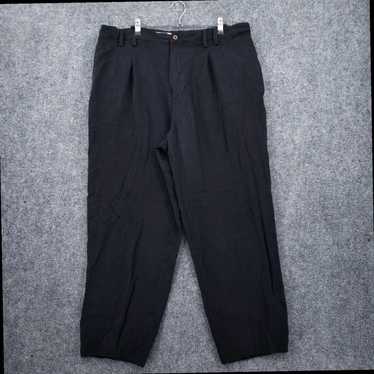 Tommy Bahama Luxurious Black Chino Mid Rise Pleat… - image 1