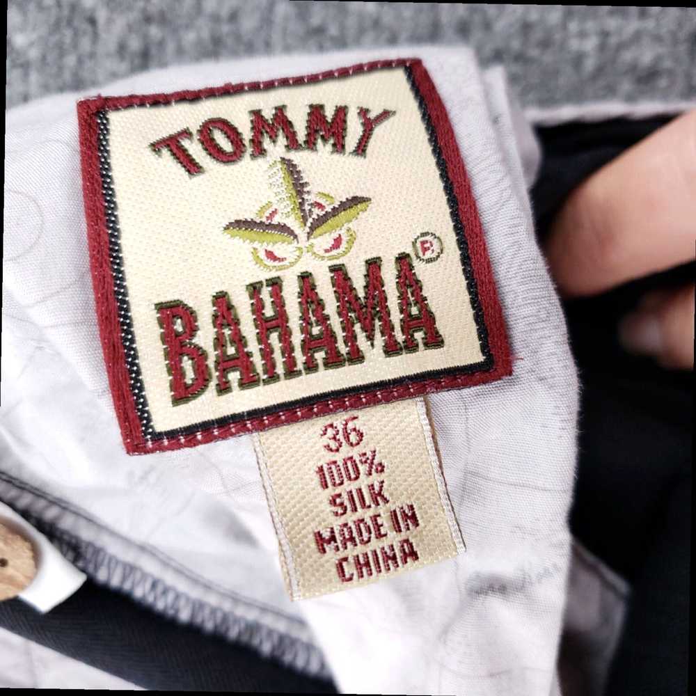 Tommy Bahama Luxurious Black Chino Mid Rise Pleat… - image 3