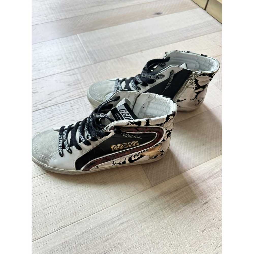 Golden Goose Slide leather trainers - image 2