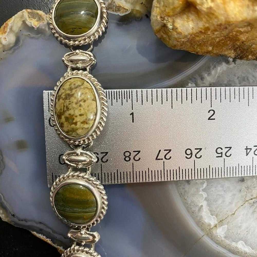 Carolyn Pollack Sterling Picture/Green Jasper Dec… - image 9