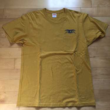 Supreme Anti Hero Eagle Pocket Tee Black Men's - SS16 - US