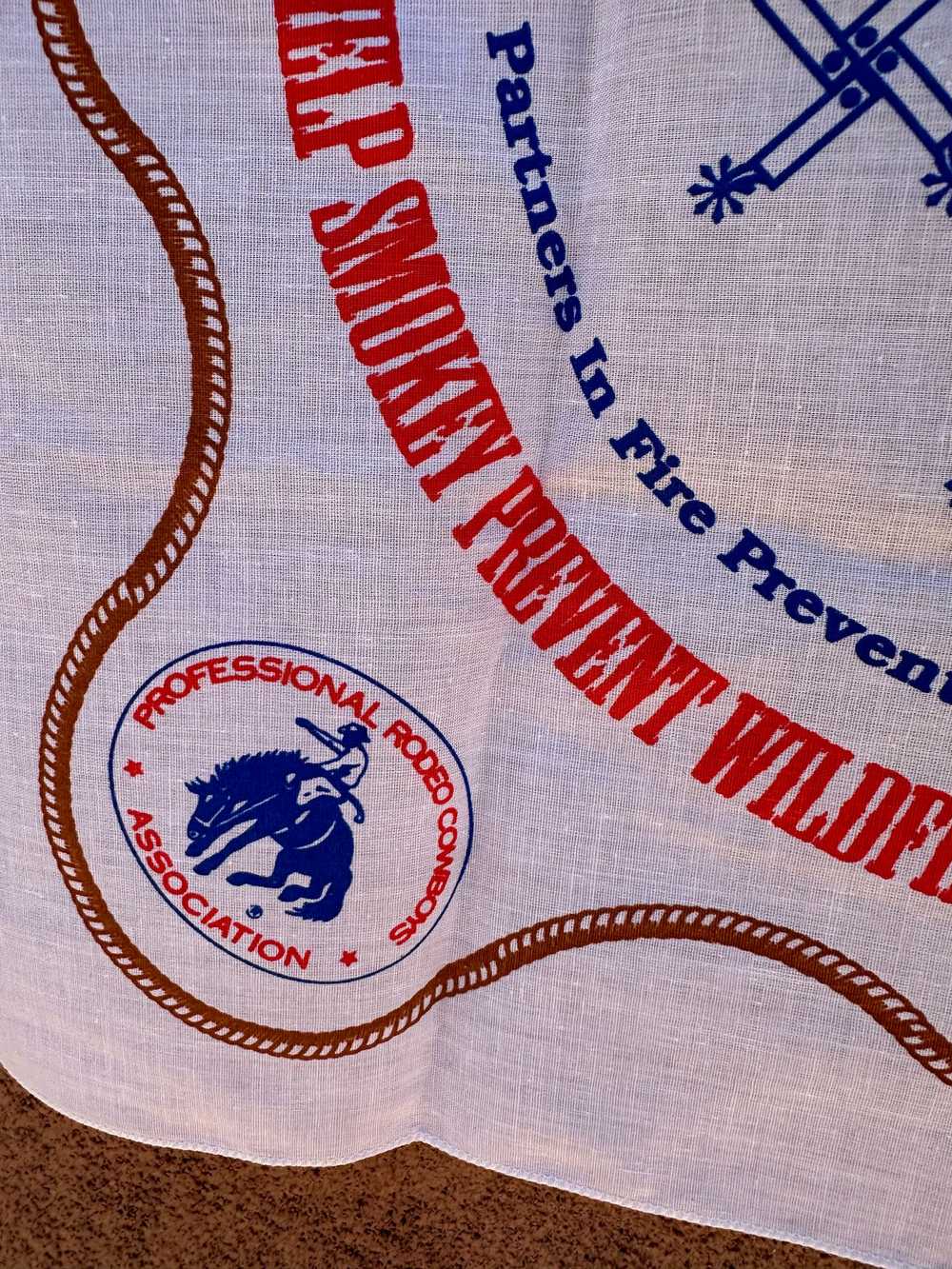 Smokey the Bear & PRC Handkerchief - image 3