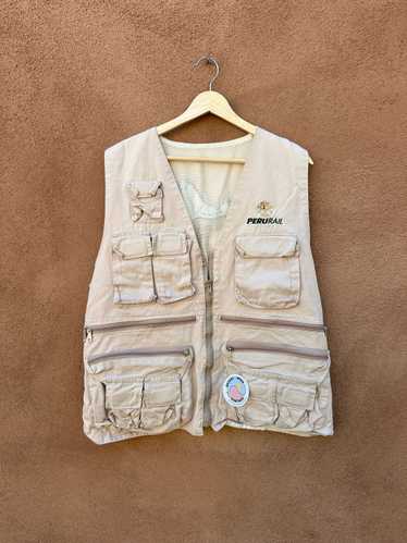 Peru Rail Embroidered Travel Vest