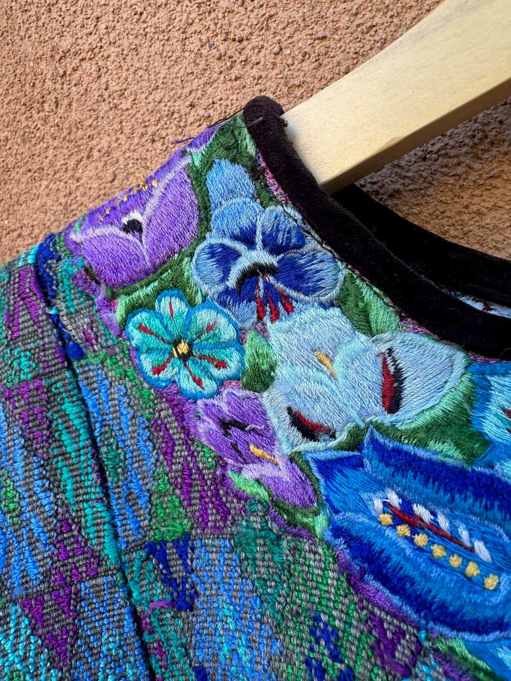 Guatemalan Textile Embroidered Dress - as is - image 2