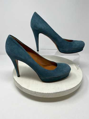 Gucci Size 11 (41) Teal Platform Heels