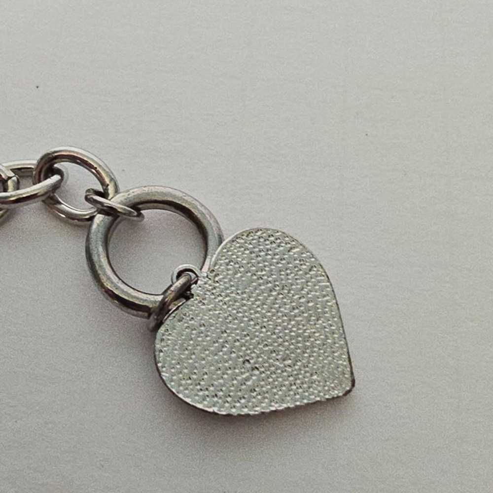 Mood Jewelry Heart Shape Charm Bracelet Toggle Si… - image 6