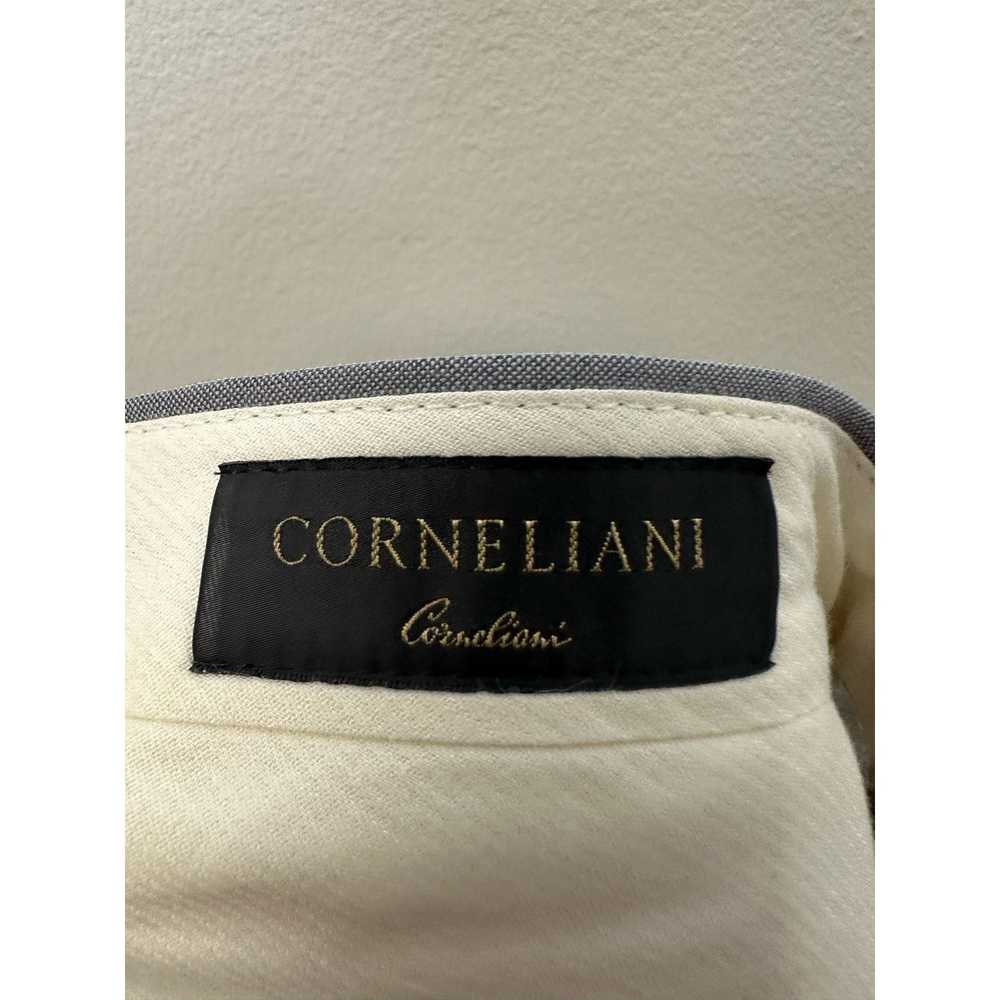 Corneliani Mens Corneliani Gray/White Striped Sui… - image 7