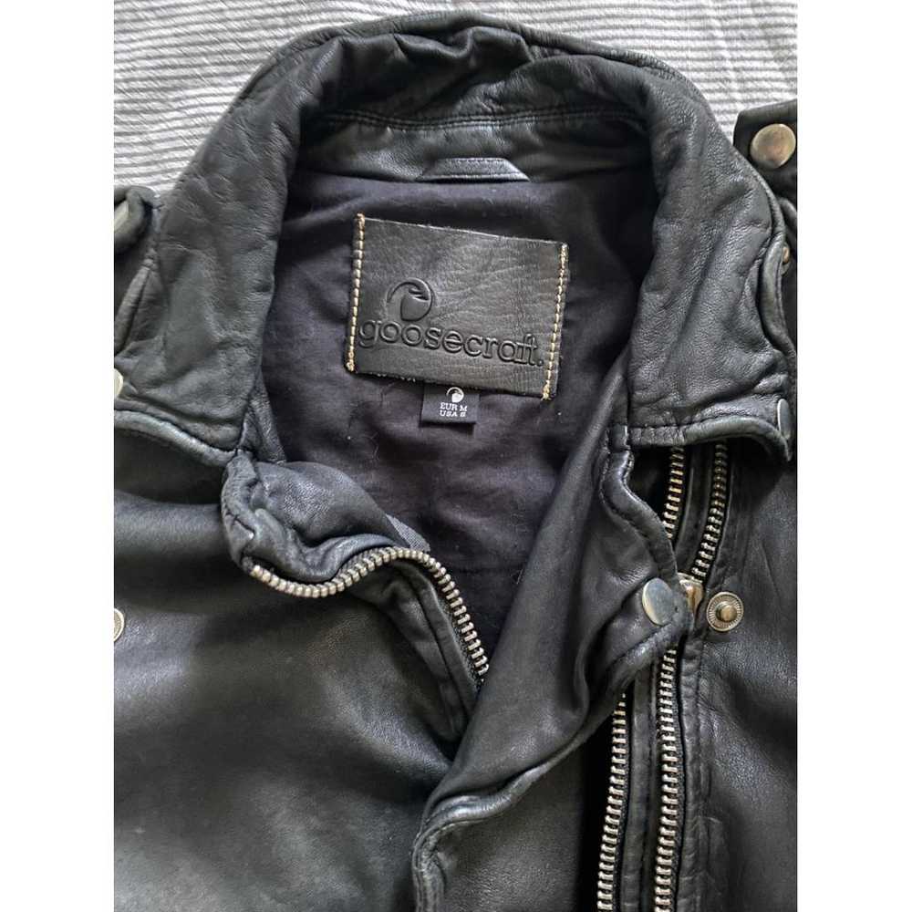 Goosecraft Leather biker jacket - image 4