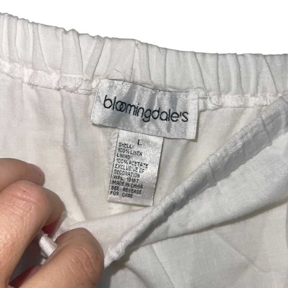 Other Bloomingdales Womens Pants Size Large White - image 3