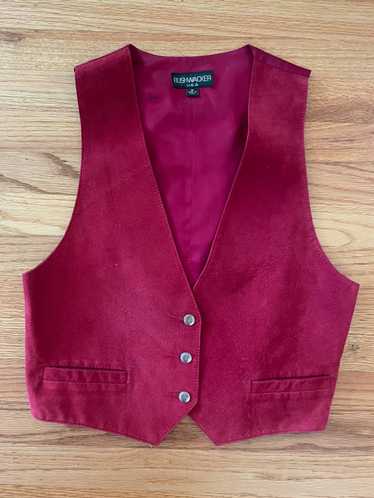 Bushwhacker Ladies Green Suede deals Vest Size S