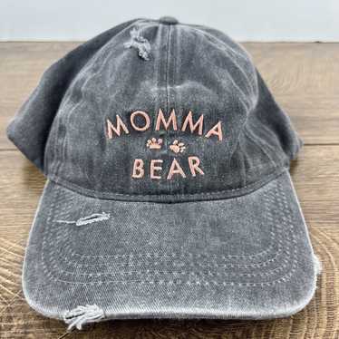 Other Momma Bear Hat Momma Bear Hat Gray Adjustabl