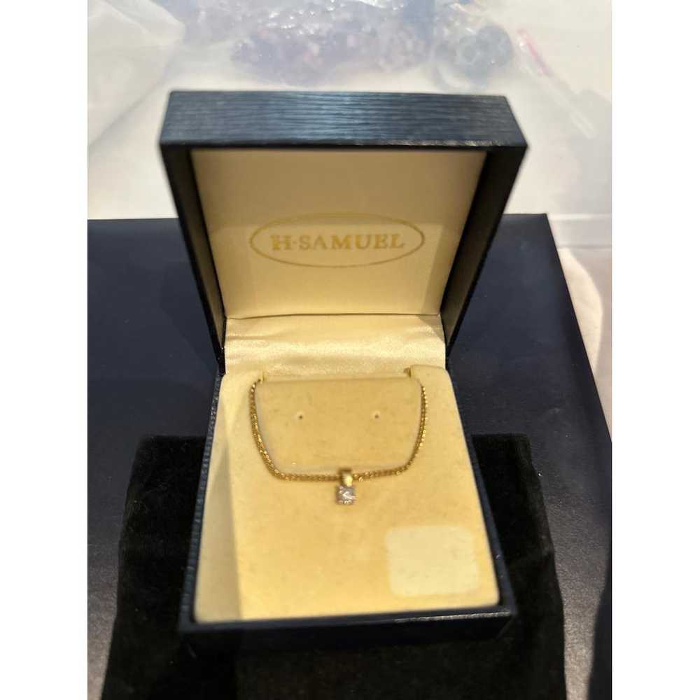 H Samuel Yellow gold necklace - image 2