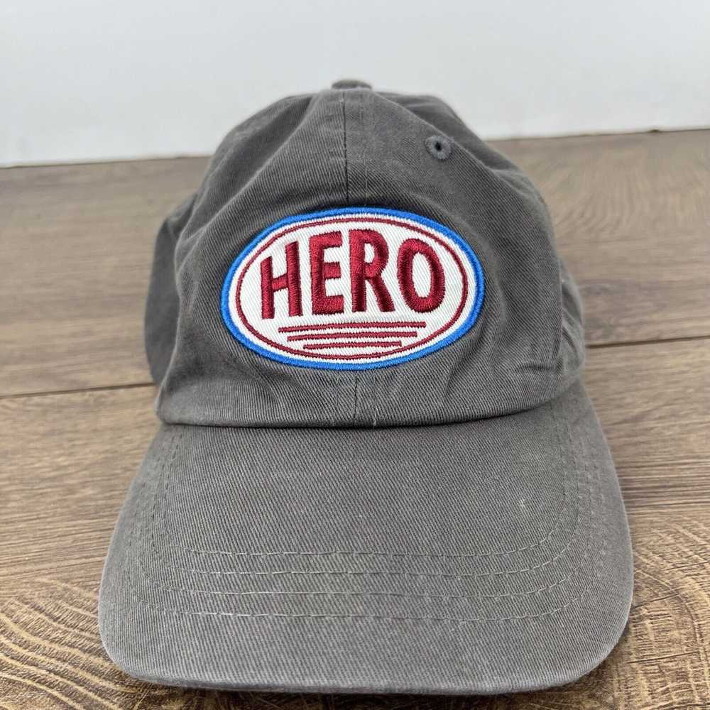 Other Hero Hat Hero Gray Ball Cap Hat Gray Adjust… - image 4