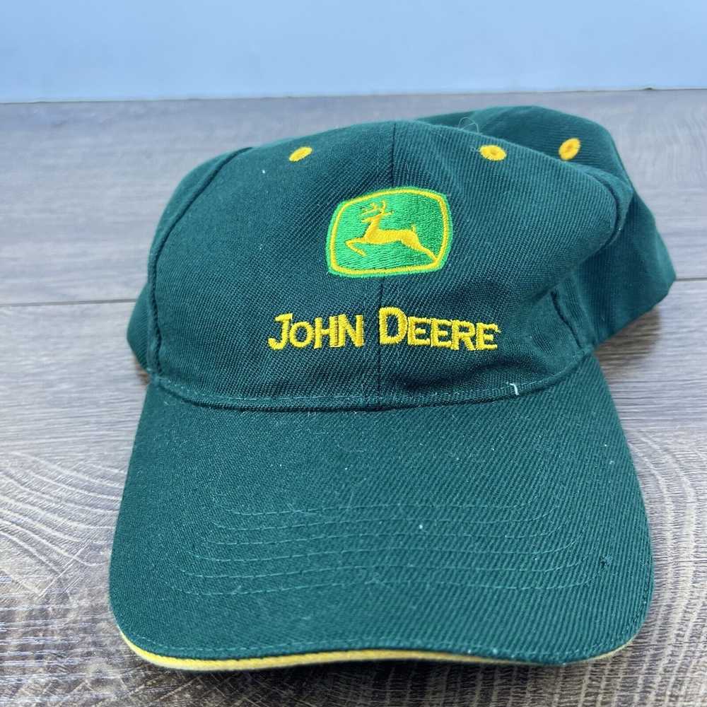 John Deere John Deere Green Hat Green Adjustable … - image 1