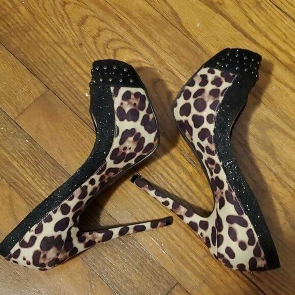 Other Leopard Platform Heels Stilettos Pumps Shoe… - image 6