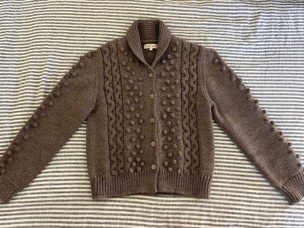 First Rite Bobble Cardigan (M) | Used, Secondhand… - image 1