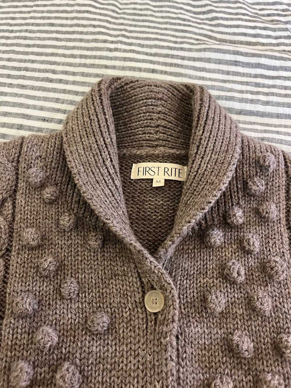 First Rite Bobble Cardigan (M) | Used, Secondhand… - image 3