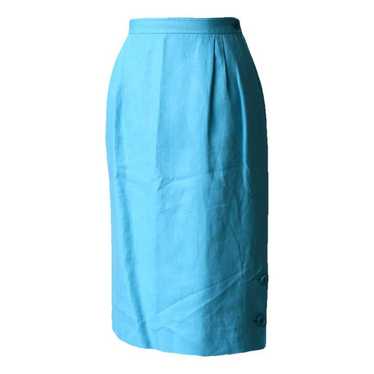 Valentino Garavani Linen mid-length skirt - image 1