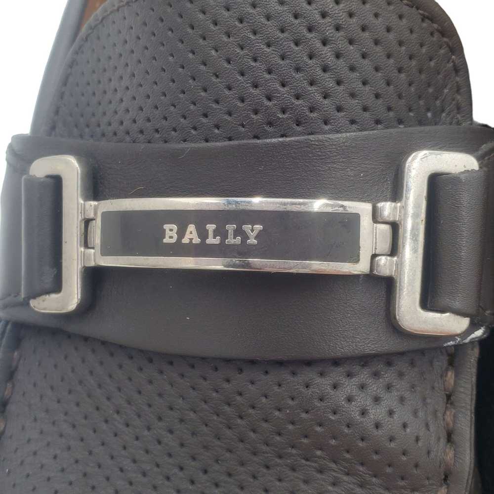 Bally Italy Bally Drulio Men's size 8.5 Brown Per… - image 10