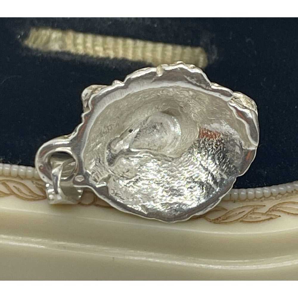 Vintage Sterling Silver Pendant 925 Lions Head An… - image 3