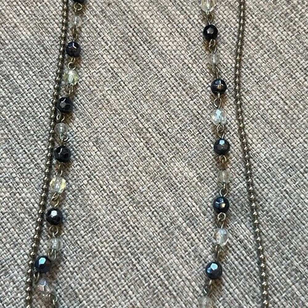 Sabika 2 Row Choker Black Diamond Crystal AB Clas… - image 6