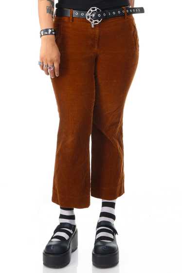 Vintage Y2K Brown Corduroy Trousers - L