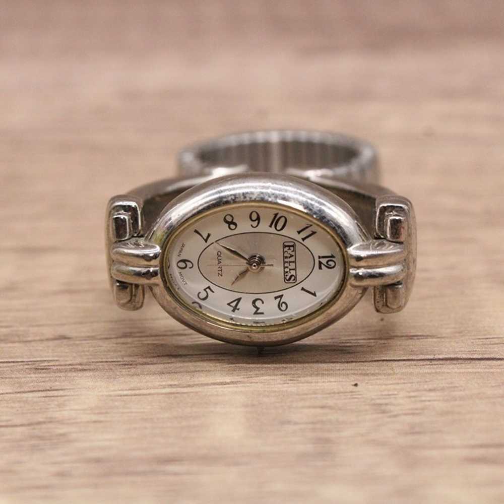 Vintage Falls Creek Watch Womens Silver Tone Stai… - image 5