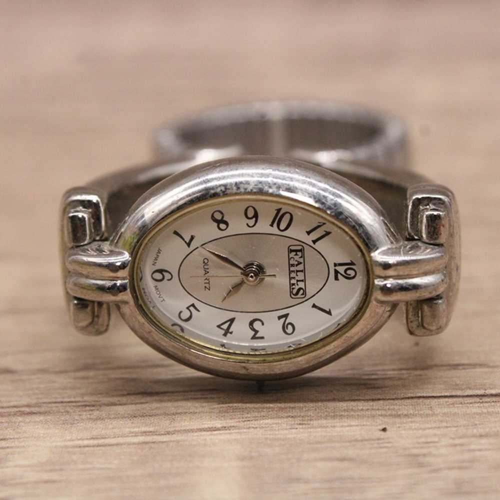 Vintage Falls Creek Watch Womens Silver Tone Stai… - image 6