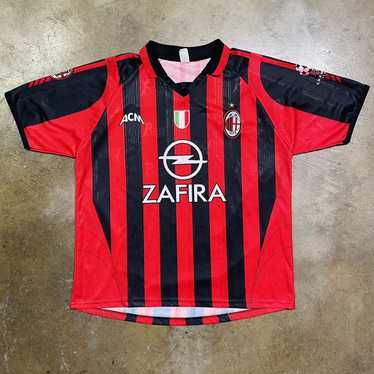 Soccer jersey deals vintage rare Milan size L