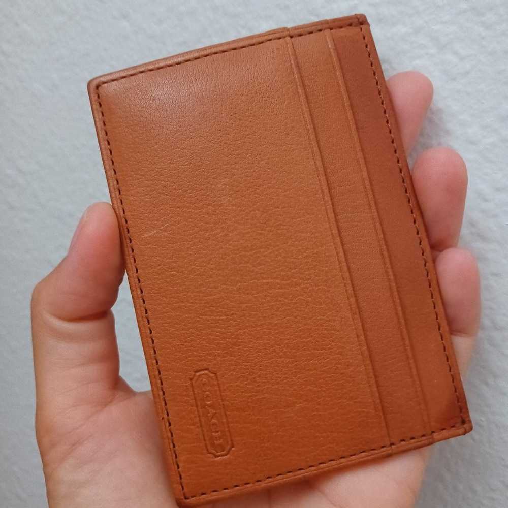 Vintage Coach genuine leather card holder - image 1