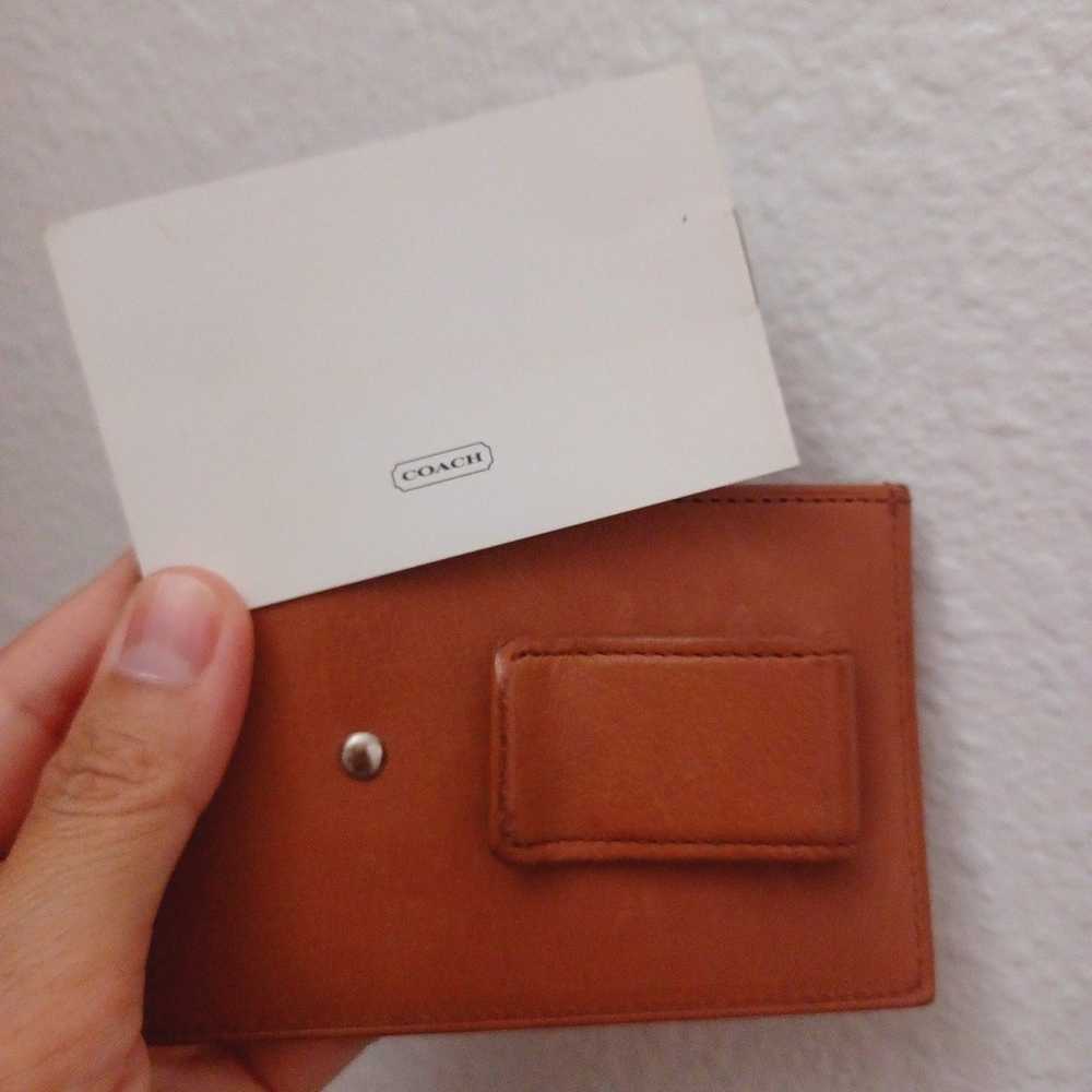 Vintage Coach genuine leather card holder - image 3