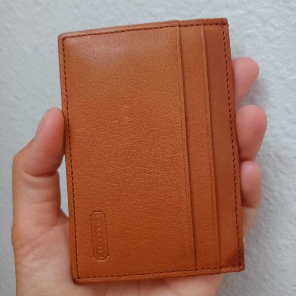 Vintage Coach genuine leather card holder - image 4