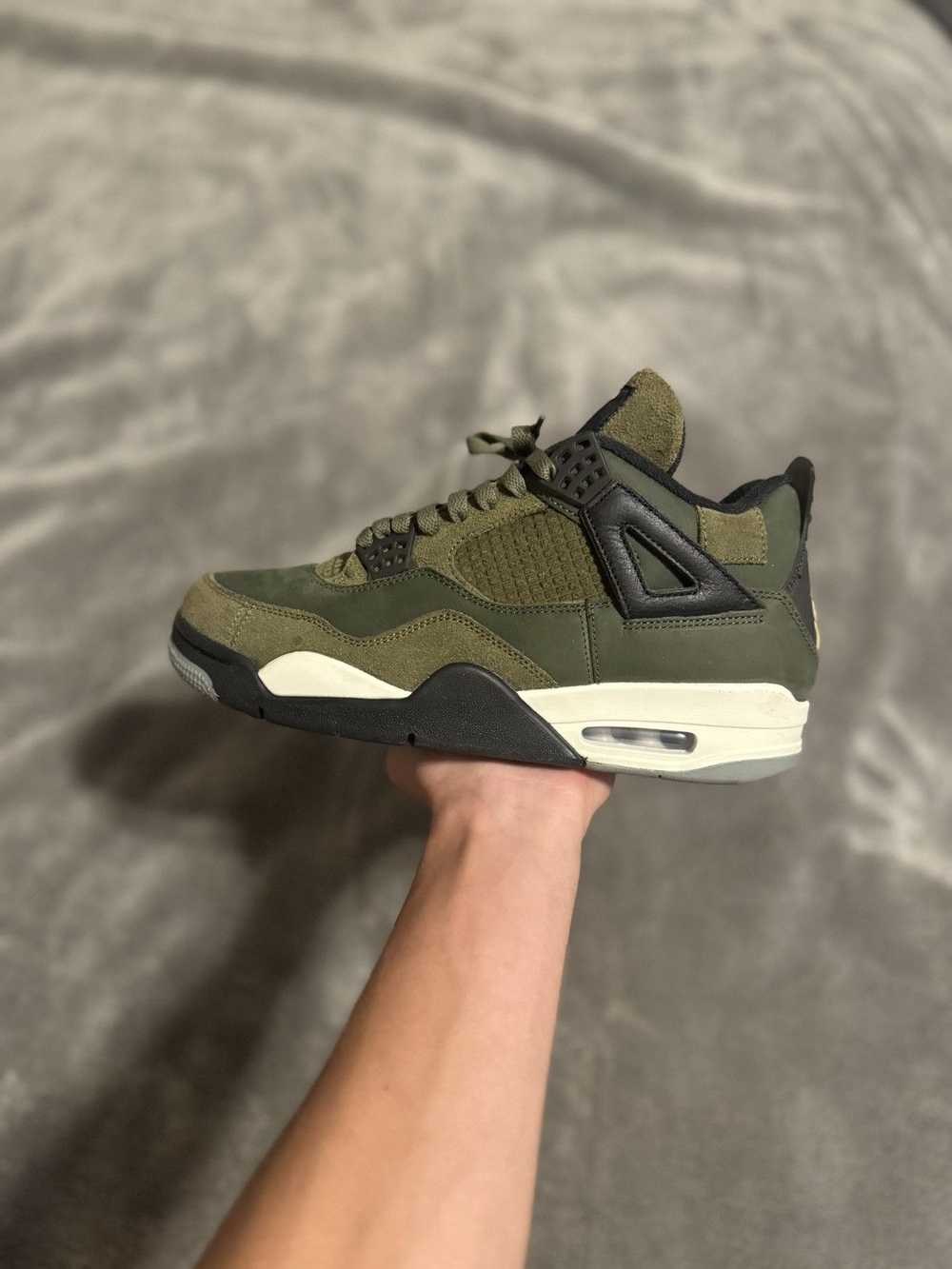 Jordan Brand × Nike Jordan 4 olive worn once - image 1