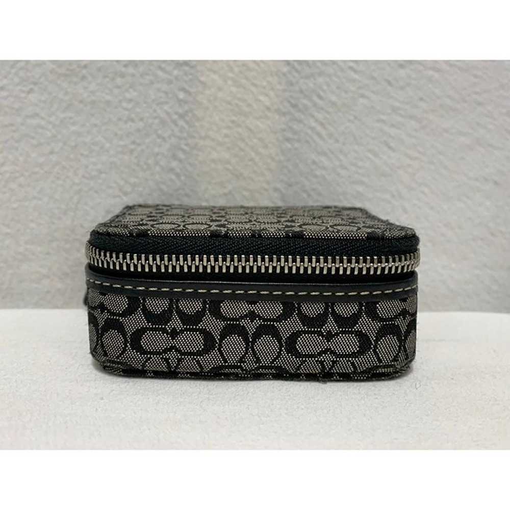 Vintage Coach Signature Mini C Pill Case Holder B… - image 3