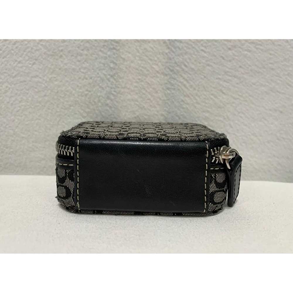 Vintage Coach Signature Mini C Pill Case Holder B… - image 4