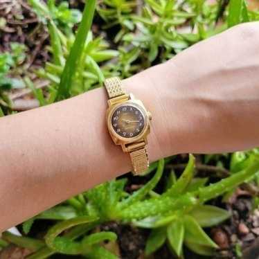 Vintage Timex Gold Stretch Watch