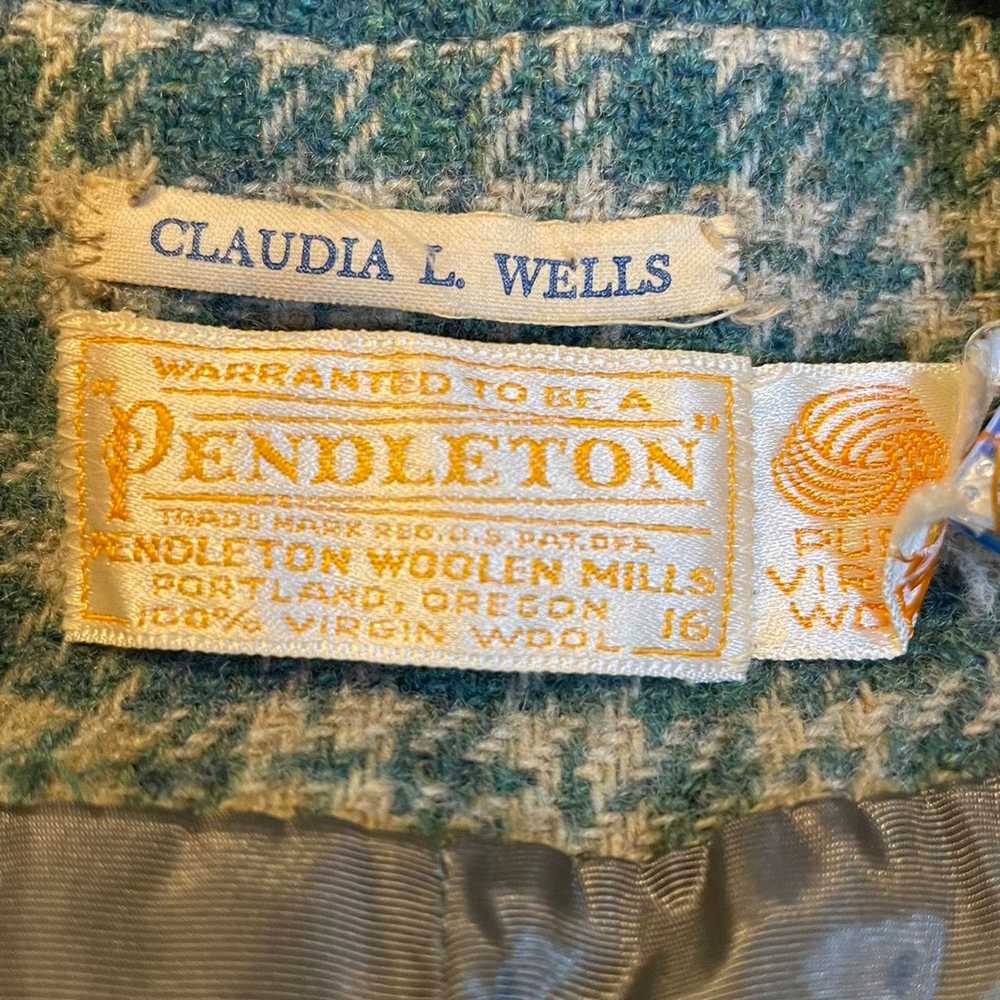 Pendleton Pendleton wool plaid blazer jacket - image 2