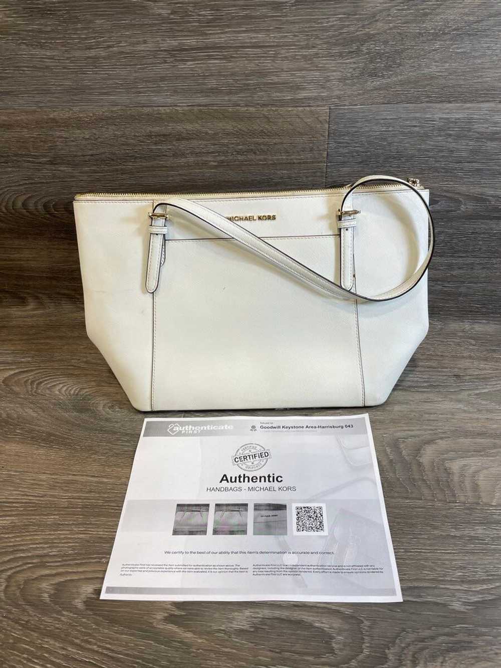 Michael Kors White Tote - image 1