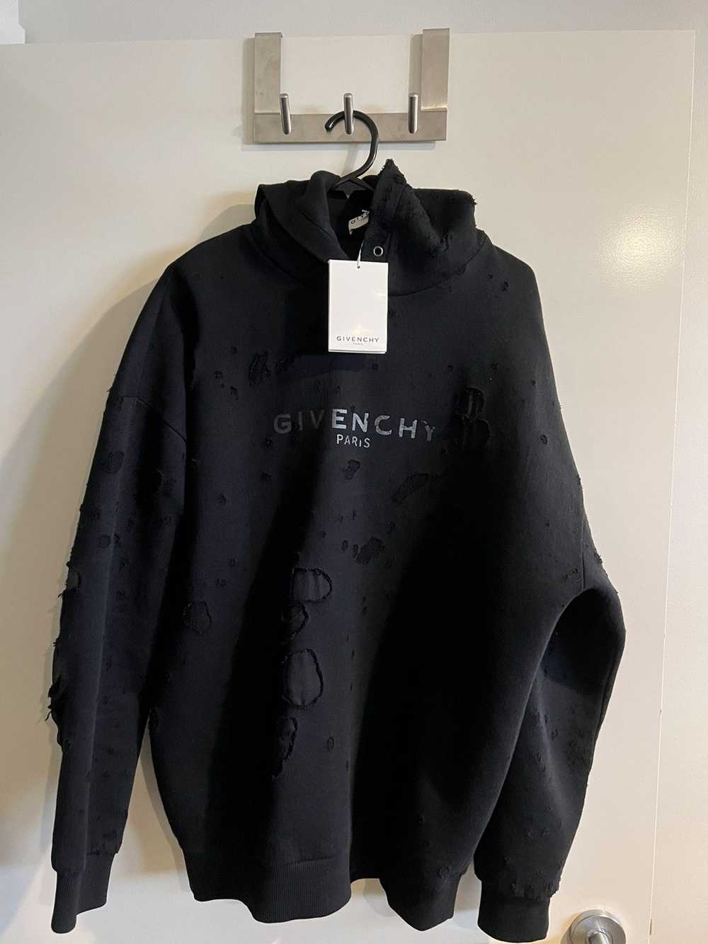 Givenchy Givenchy Destroyed Hoodie - image 1