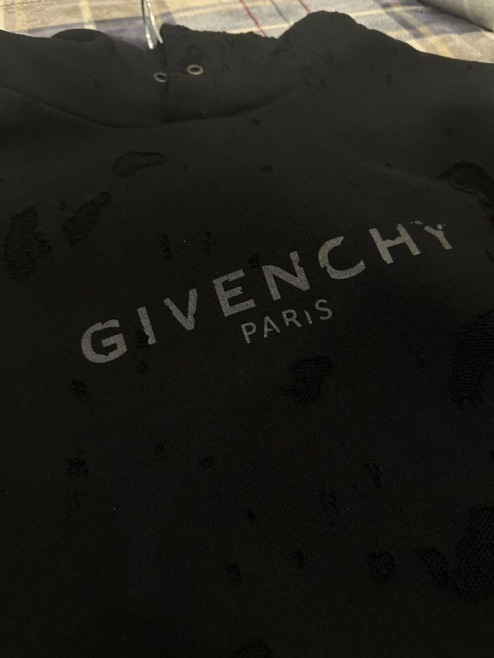 Givenchy Givenchy Destroyed Hoodie - image 2