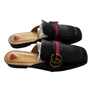 Gucci Peyton leather flats