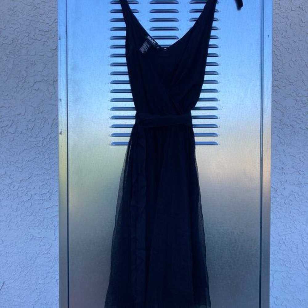 VINTAGE Y2K DKNY Black Tulle Ballerina Dress - image 3