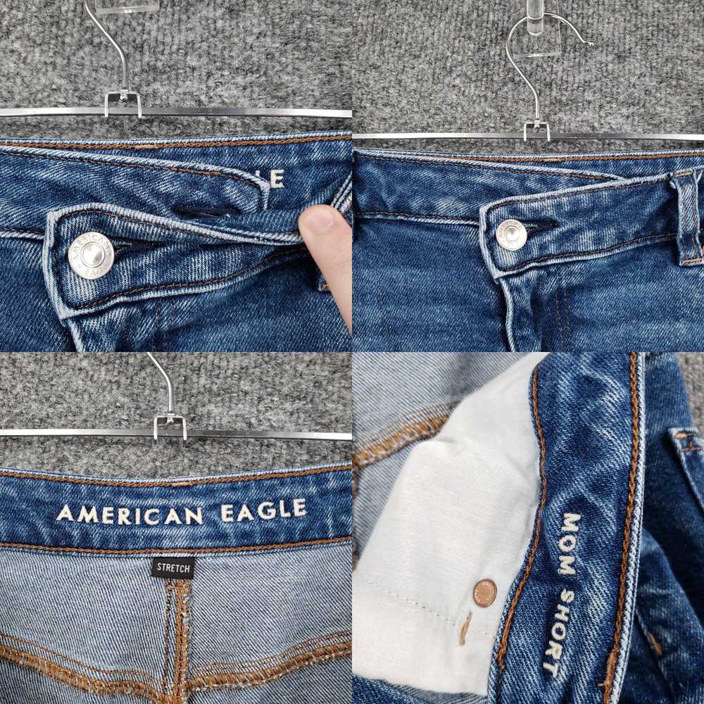 American Eagle Outfitters High Rise Blue Distress… - image 8