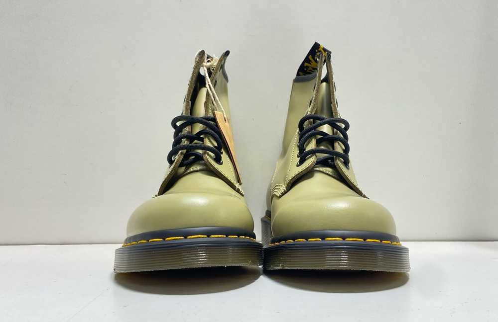 Dr. Martens 1460 Olive Green Leather Combat Boots… - image 2