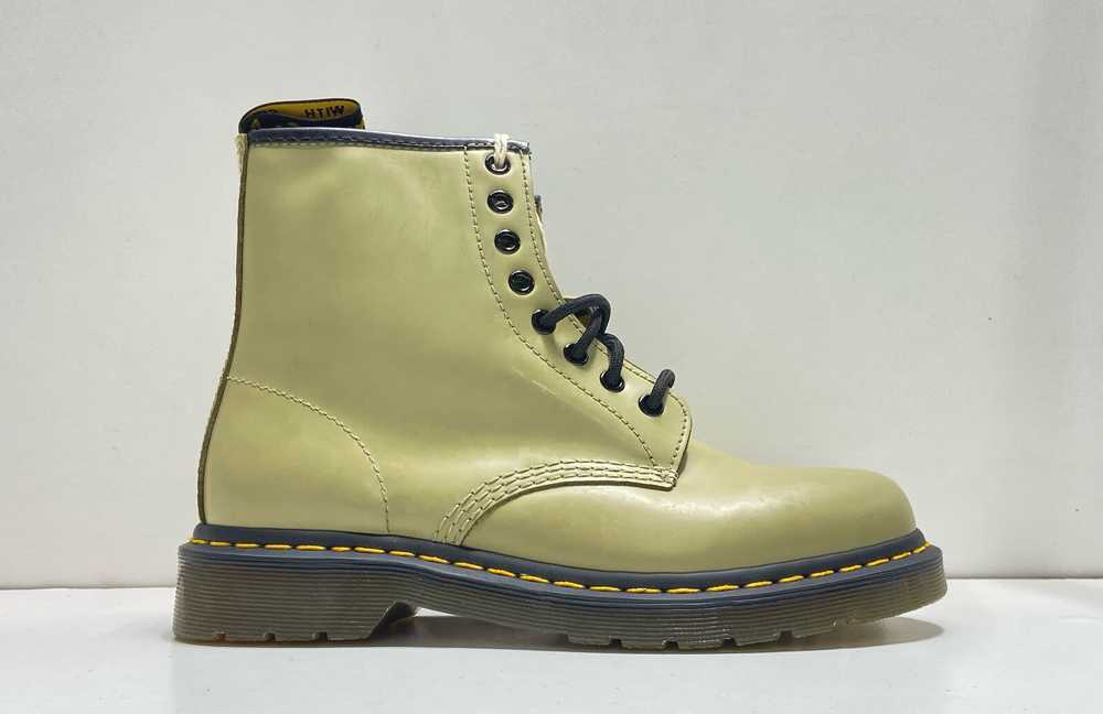 Dr. Martens 1460 Olive Green Leather Combat Boots… - image 3