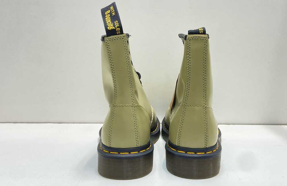 Dr. Martens 1460 Olive Green Leather Combat Boots… - image 4