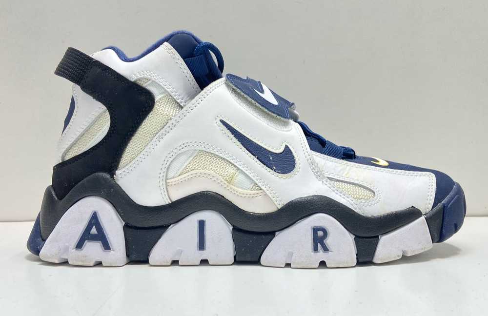 Nike Air Barrage Mid Navy White Casual Shoes Men'… - image 3